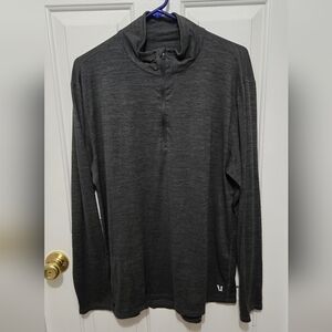 Vuori Charcoal Quarter-Zip Pullover